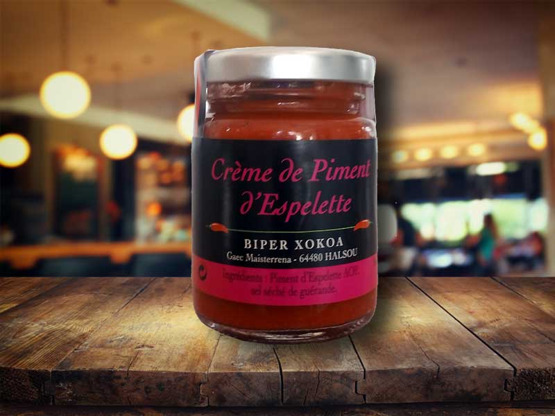 Crème de piment d’Espelette AOP BIO 